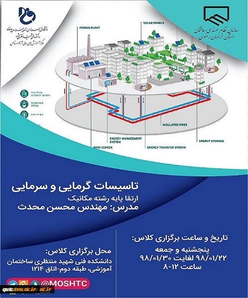 برگزاری دورهای آموزشی ارتقاء پایه در رشته های مکانیک و برق ( آموزش آزاد ) در محل دانشکده فنی شهید منتظری مشهد 2