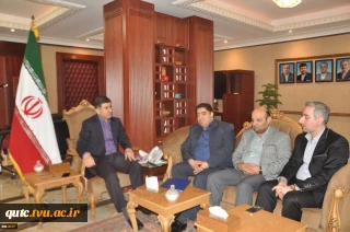 دیدار ریاست دانشگاه فنی و حرفه ای استان البرز با دکتر شهبازی استاندار استان البرز