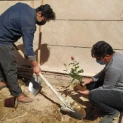 گل کاری محوطه دانشکده فنی شهید رجایی قوچان درمورخه 10 اسفندماه1399 انجام شد

 2