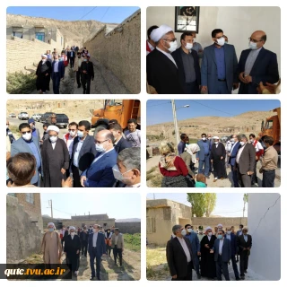 بازدیدمسئولین ارشدشهرستان قوچان از مناطق زلزله زده