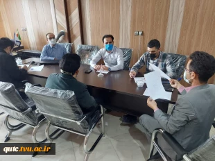 جلسه حوزه معاونت آموزش، پژوهش و فناوری با حضور مهندس موحدی برگزار شد.. 3