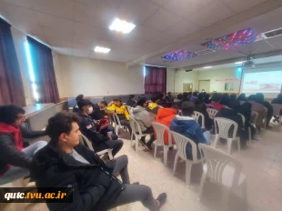 اولین سمینار علمی "تلفن و اینترنت، از Dialup و ADSL تا فیبرنوری و FTTH " در آموزشکده فنی شهید رجای قوچان برگزار شد. 9