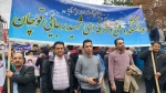 حضورپر رنگ اساتید، دانشجویان وکارکنان دانشکده فنی وحرفه ای شهید رجایی قوچان در راهپیمایی 13ابان 6