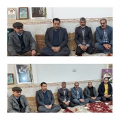 به مناسبت ایام ا... دهه مبارک فجر
 دیدار با خانواده شهید جاویدی‌مهر در شهر مزرج 2