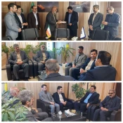 حضور مدیر و معاونین دبیرستان تیزهوشان پسرانه شهید بهشتی قوچان در دانشکده فنی شهید رجایی قوچان  2
