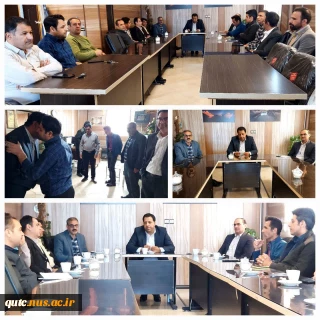 دیدار نوروزی ریاست و معاونین آموزشکده ملی مهارت شهید رجایی قوچان با کارکنان