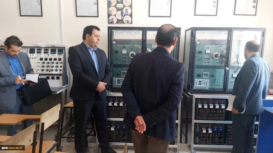 بازدید مسئولین و کارشناسان محترم هیئت نظارت و ارزیابی دانشگاه فردوسی مشهد از آموزشکده قوچان 4
