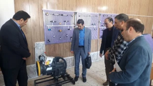 بازدید مسئولین و کارشناسان محترم هیئت نظارت و ارزیابی دانشگاه فردوسی مشهد از آموزشکده قوچان 6