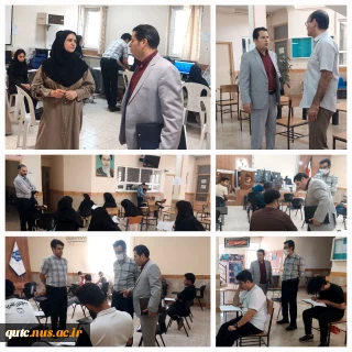 آقای مهندس میرزازاده نماینده محترم نظارت، ارزیابی و تضمین کیفیت  دانشگاه ملی مهارت خراسان شمالی از فرآیند برگزاری امتحانات پایان ترم آموزشکده قوچان بازدید کردند.