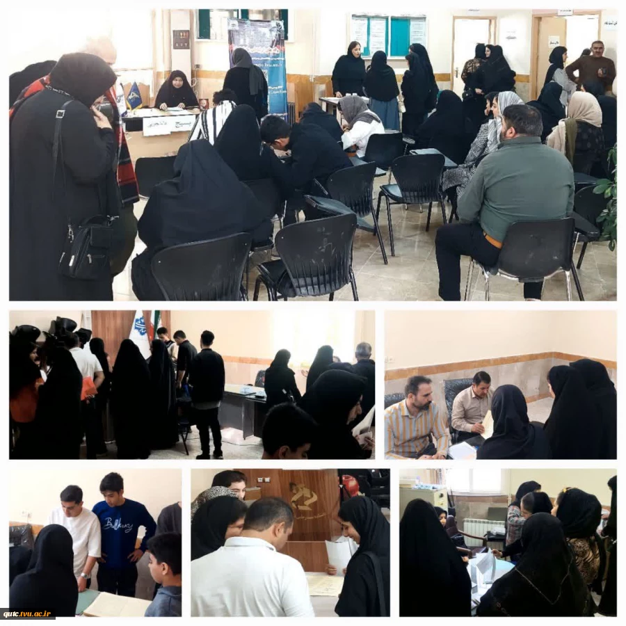 استقبال چشمگیر دانشجویان جدیدالورود دختران از ثبت‌نام در دانشگاه ملی مهات-آموزشکده قوچان 2