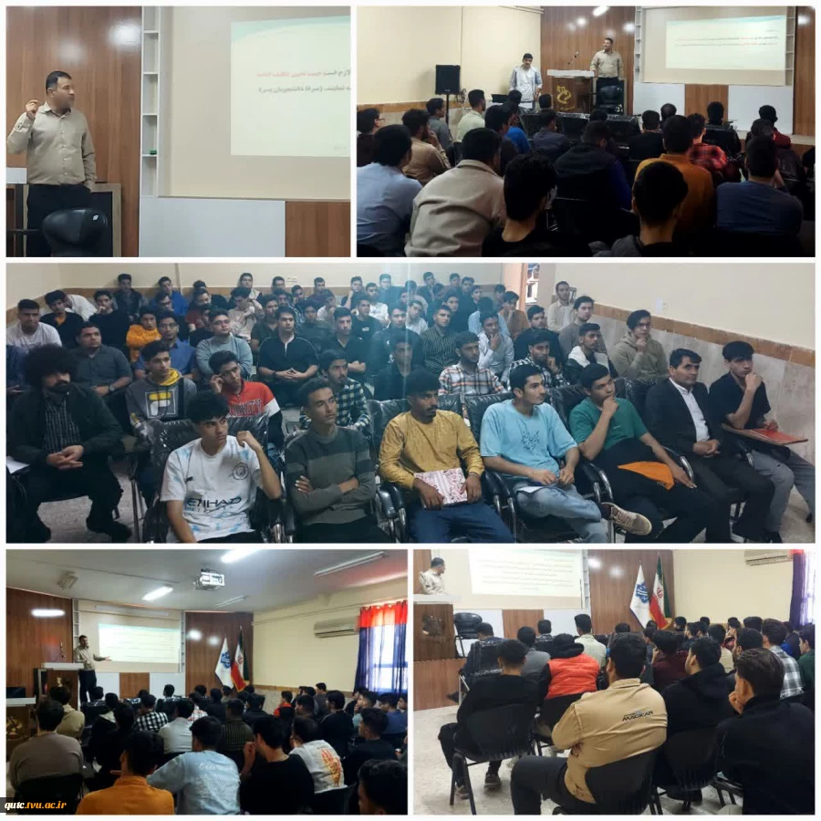 آئین معارفه دانشجویان نوورود دانشجویان دختر در آموزشکده قوچان برگزارشد!... 2