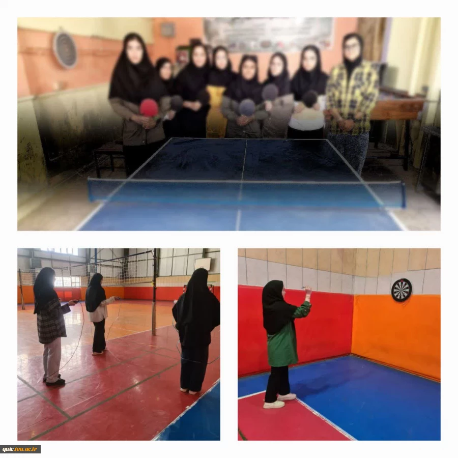 به مناسبت هفته تربیت بدنی جشنواره ورزشی، دانشجویان دختر در آموزشکده ملی مهارت قوچان برگزارشد. 2