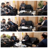 در دیداری رسمی، رئیس دفترنماینده محترم مردم شریف شهرستان قوچان در مجلس شورای اسلامی با مهندس شادمان دیدار و گفتگو کرند.