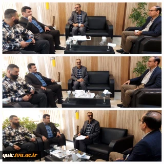 در دیداری رسمی، رئیس دفترنماینده محترم مردم شریف شهرستان قوچان در مجلس شورای اسلامی با مهندس شادمان دیدار و گفتگو کرند.