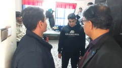 درحاشیه سفر دکتر احمدی با دانشجویان دیدار و گفتگو کرد