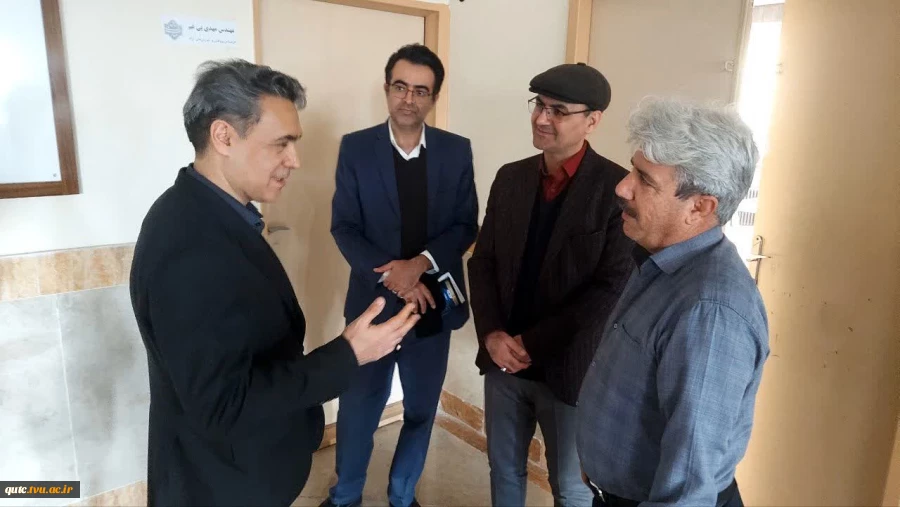 دیدار گرم و صمیمانه رئیس دانشگاه با کارکنان آموزشکده قوچان 3