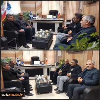 جمعی از همکاران گرامی پیشکسوت  با حضور در آموزشکده قوچان، با آقای علی شادمان دیداری صمیمانه داشته و برای ایشان در مسئولیت جدید آرزوی موفقیت و سربلندی نمودند