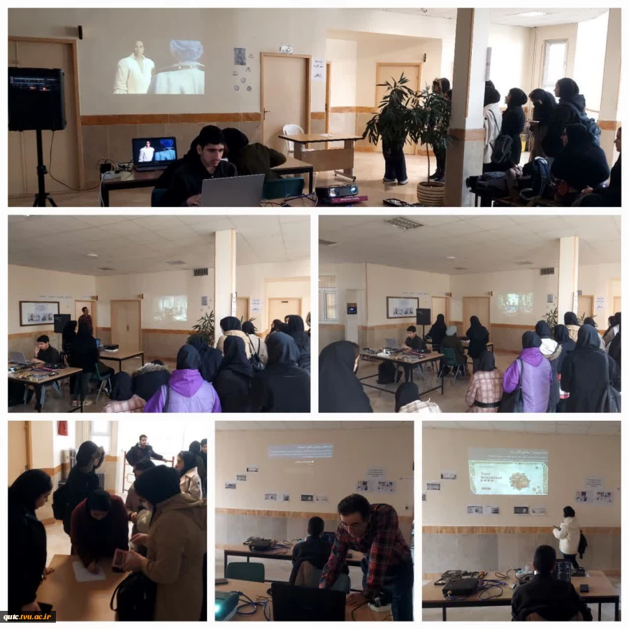 به مناسبت هفته پژوهش:
نمایشگاه دستاوردهای دانشجویی رشته کامپیوتر برپا شد... 2