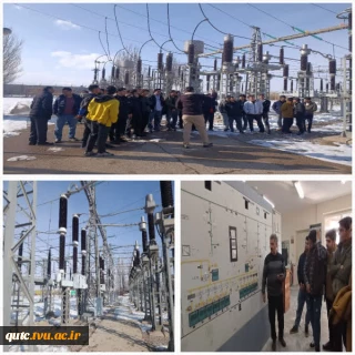  گزارش بازدید علمی از پست برق 132 کیلو ولت قوچان