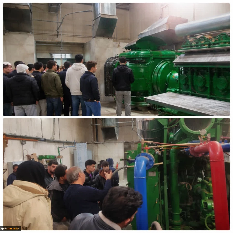 گزارش بازدید علمی از نیروگاه آساک قوچان 2