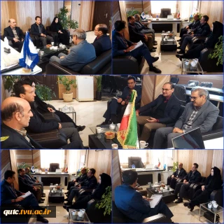 نشست مشترک مسئولین آموزشکده ملی مهارت قوچان و مسئولین  آموزش و پرورش شهرستان قوچان 