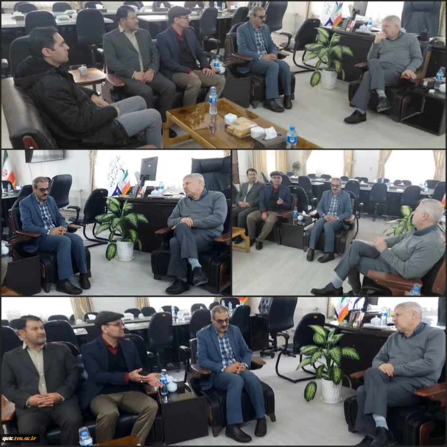 نشست صمیمانه و گرم مسئولین دانشگاه ملی مهارت-آموزشکده قوچان با فرماندار محترم شهرستان قوچان برگزار شد. 2