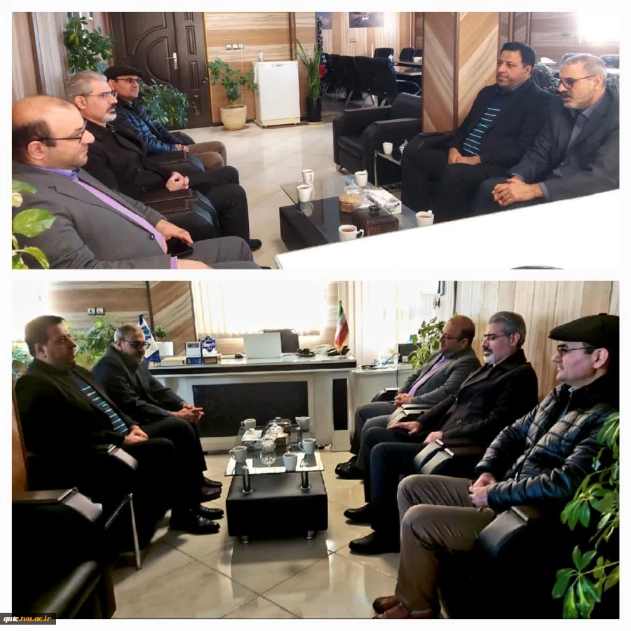 حضور رئیس دانشگاه صنعتی قوچان و هیئت همراه در آموزشکده قوچان 2