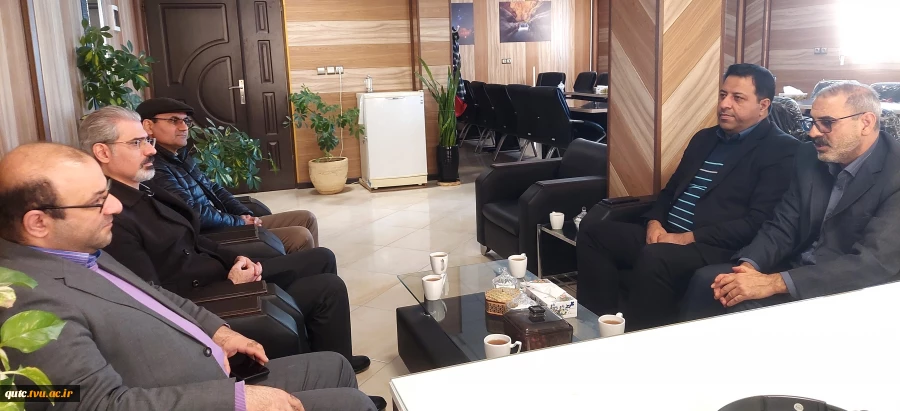 حضور رئیس دانشگاه صنعتی قوچان و هیئت همراه در آموزشکده قوچان 4