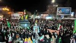 برگزاری مراسم عقد زوج جوان در اجتماع شبانه مردم قوچان 2