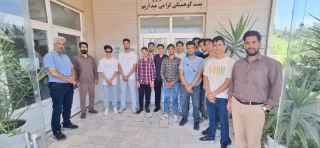 بازدید دانشجویان رشته برق آموزشکده قوچان از پست برق کوهسنگی 
