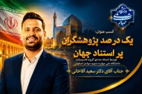  استاد گروه تاسیسات دانشگاه ملی مهارت واحد استانی اصفهان به جمع پژوهشگران یک درصد برتر جهان پیوست.