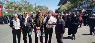 جمعی از کارکنان دانشگاه ملی مهارت - آموزشکده قوچان در مراسم تشییع پیکر مطهر رهبر شهید انقلاب اسلامی شرکت کردند. 4