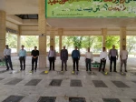 غبارروبی مزار شهدا با حضور جمعی از کارکنان انجام شد
 3