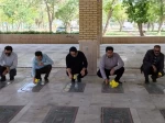 غبارروبی مزار شهدا با حضور جمعی از کارکنان انجام شد
 9