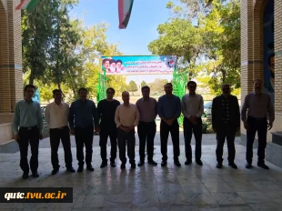 غبارروبی مزار شهدا با حضور جمعی از کارکنان انجام شد
 10