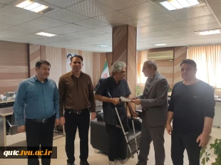 تجلیل از جانباز ۷۰ درصد و راوی دفاع مقدس در دانشکده 3